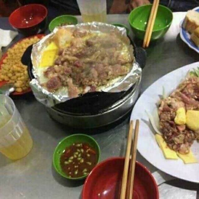 Combo bếp cồn + chảo gang
