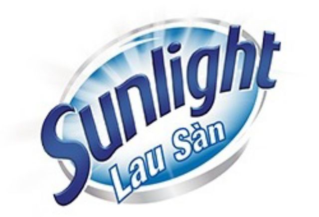 Nước lau sàn Sunlight mầu xanh hương hoa hạ dạng chai 997ml