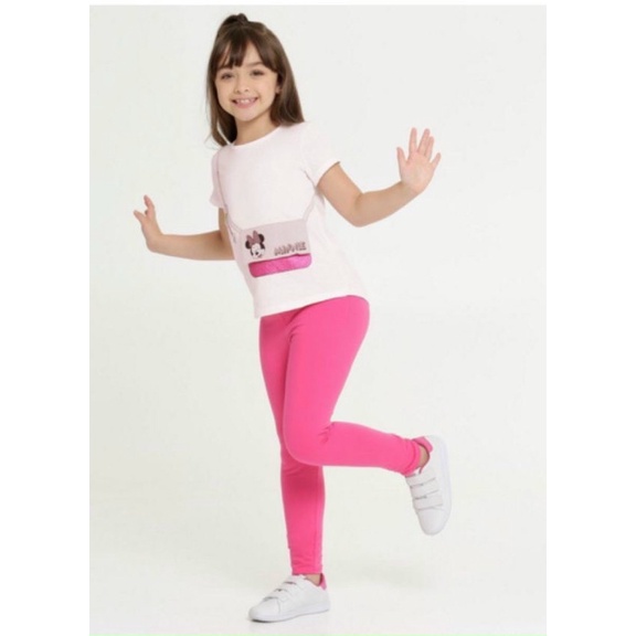 Quần legging GAD màu trơn bé gái đại