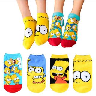 Vớ cotton họa tiết hoạt hình Simspin dễ thương