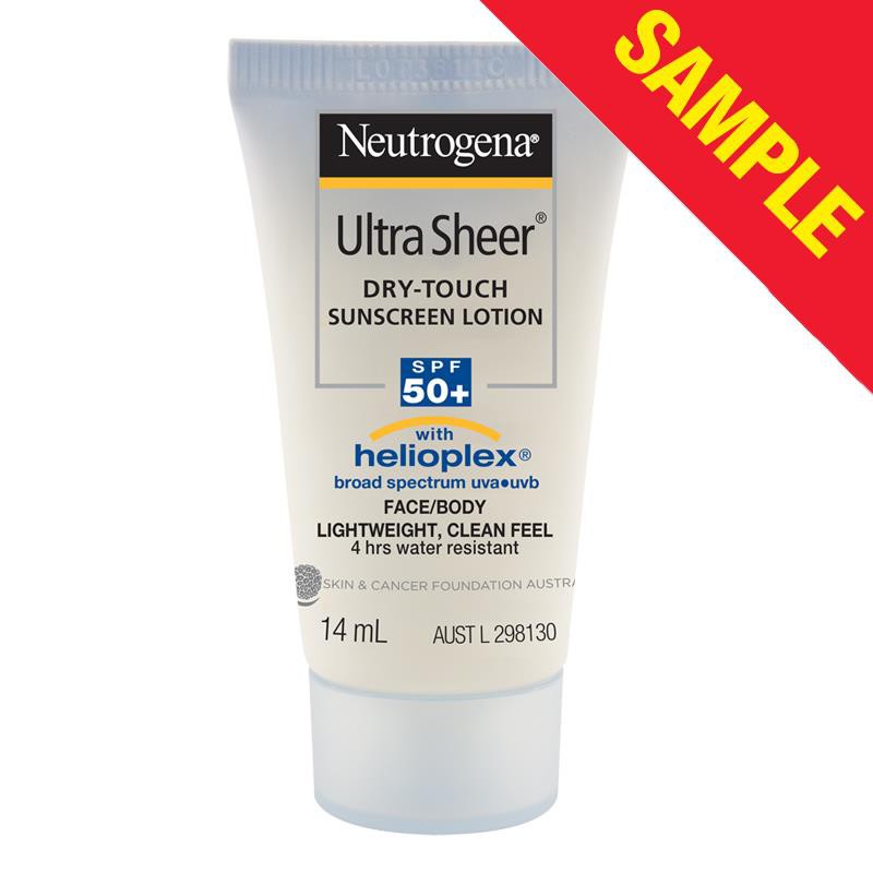 Kem Chống Nắng Neutrogena Ultra Sheer Dry-Touch Sunscreen Lotion SPF 50+ 14ml (Mặt & Cơ Thể)