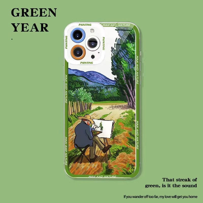 Ốp Điện Thoại Silicon Trong Suốt Họa Tiết Dễ Thương Chống Sốc Cho IPhone 13 12 11 Pro Max XS X XR 8 7 Plus 6S