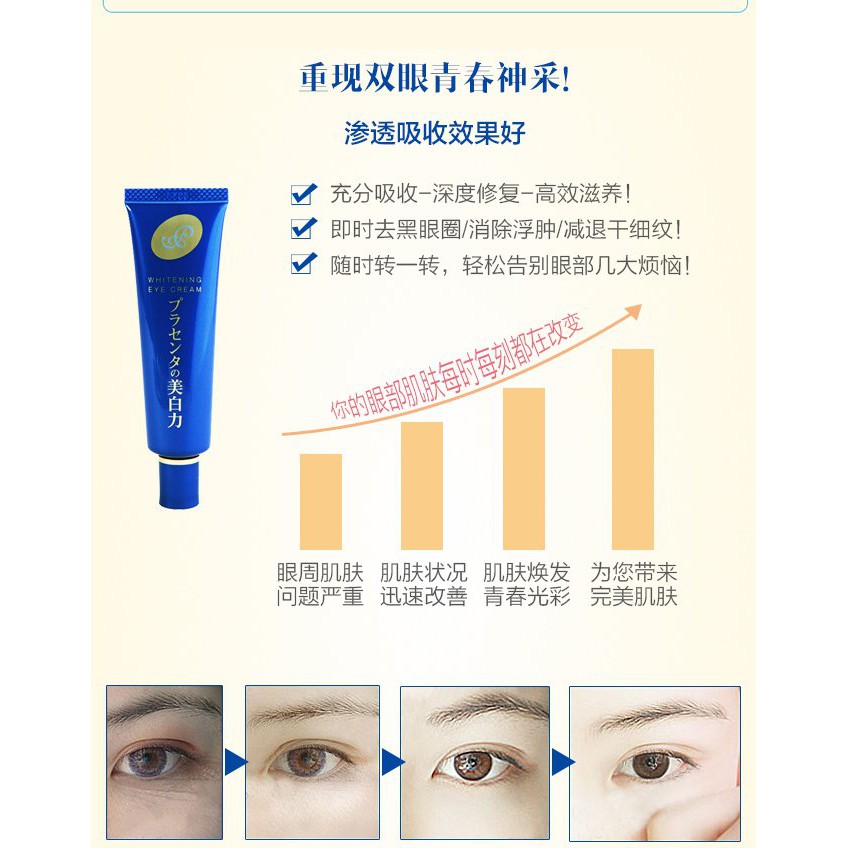 Kem dưỡng mắt Meishoku Whitening Eye Cream 30g