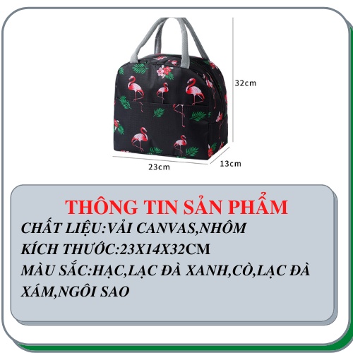 Túi Giữ Nhiệt Đựng Cơm Cao Cấp Có Quai Xách Tiện Dụng Màu Tự Chọn TN2