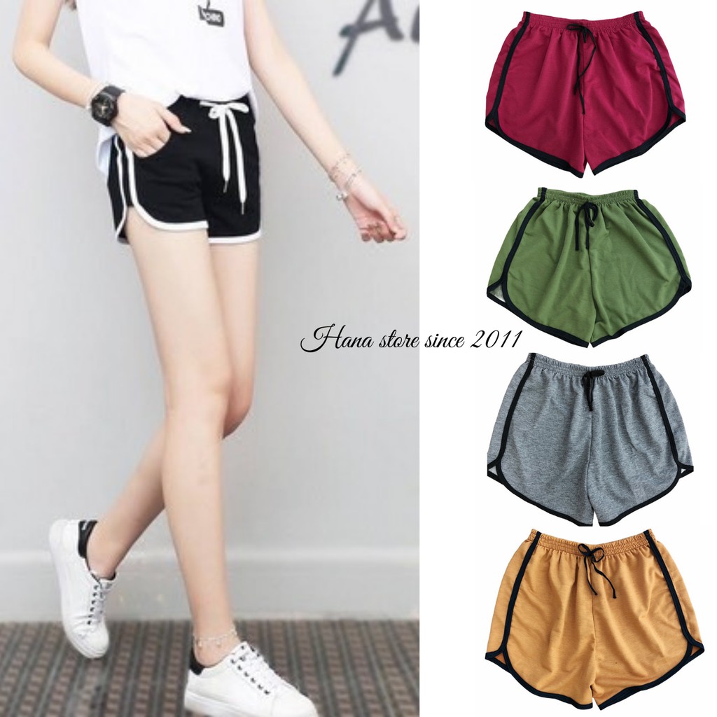 Quần Short Viền Đùi Nữ /Shorts thể thao dáng ngắn năng động trẻ trung HOT | BigBuy360 - bigbuy360.vn