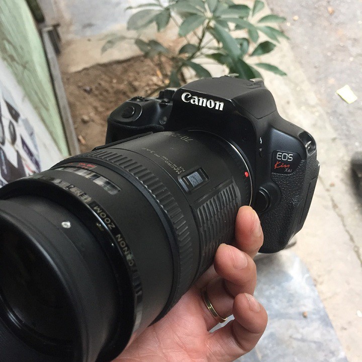 Bộ Máy ảnh Canon EOS 650D Rebel T4i Kiss X6i Body và Ông Canon EF 70-200f4