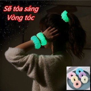 Cột tóc phát sáng dạ quang style Hàn Quốc