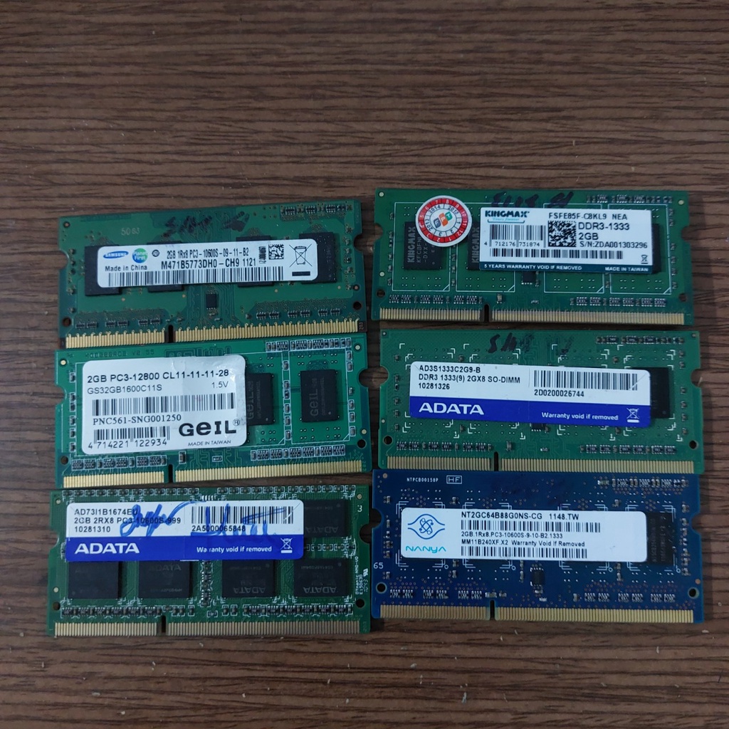 Ram Laptop DDR3 4G Buss 1333 1600 Kingmax Kington Samsung . Bảo hành 1 năm 1 đổi 1