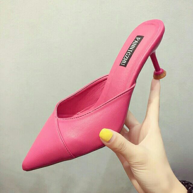 Sẵn giày trắng cao gót da pu , cao 7cm ,site 34-39, 3 màu : trắng,  vàng  Hồng