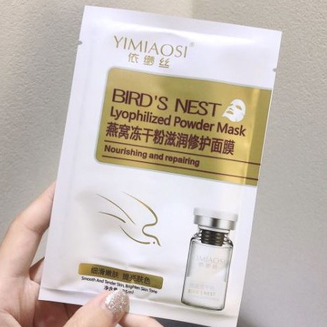 Mặt nạ tổ yến tinh chất collagen nuôi dưỡng trẻ hóa da, loại bỏ nám, tàn nhang, thâm sạm [1 miếng]