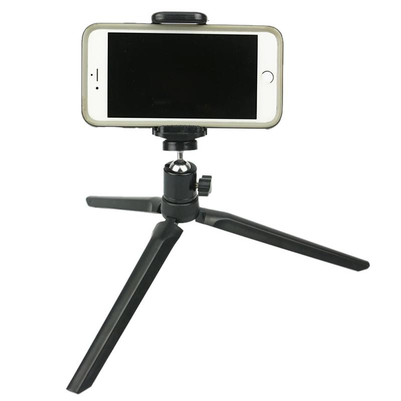 GIÁ SỈ  Tripod Giá Đỡ Gopro đèn livestream 19 CM máy ảnh gậy tự sướng ren kim loại cao cấp