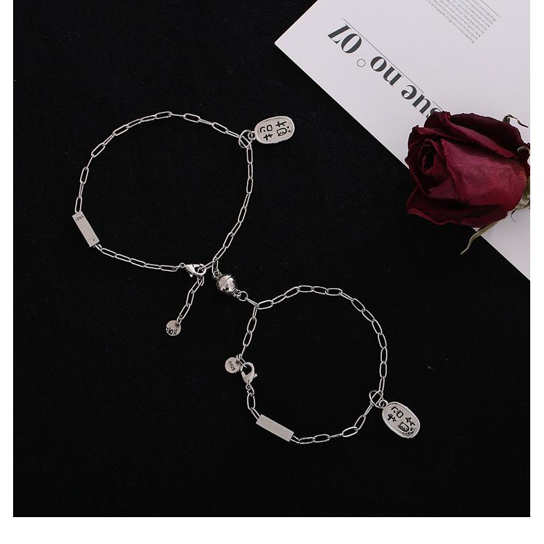 (Order) Vòng tay đôi tình duyên XÍCH NAM CHÂM tình yêu bản mới