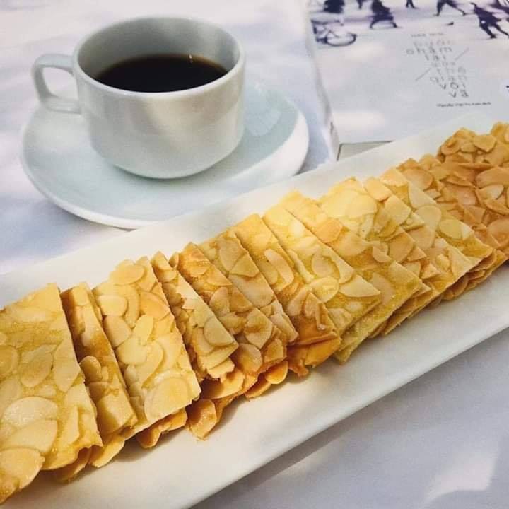 Bánh keto_bánh hạnh nhân mái ngói_ túi 100gr