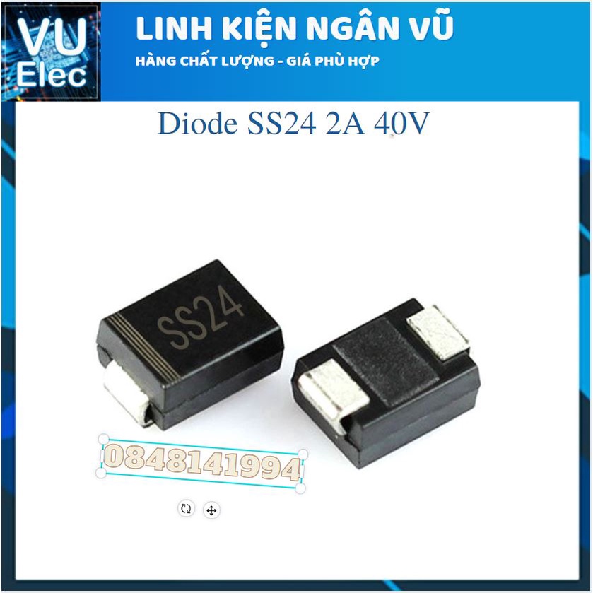 Đi ốt - Diode Shotky 5A 40V SS54 / SS14 / SS24