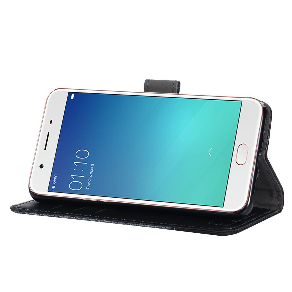 Bao da vải jean có ngăn đựng thẻ cho điện thoại Oppo A57 F1s | BigBuy360 - bigbuy360.vn