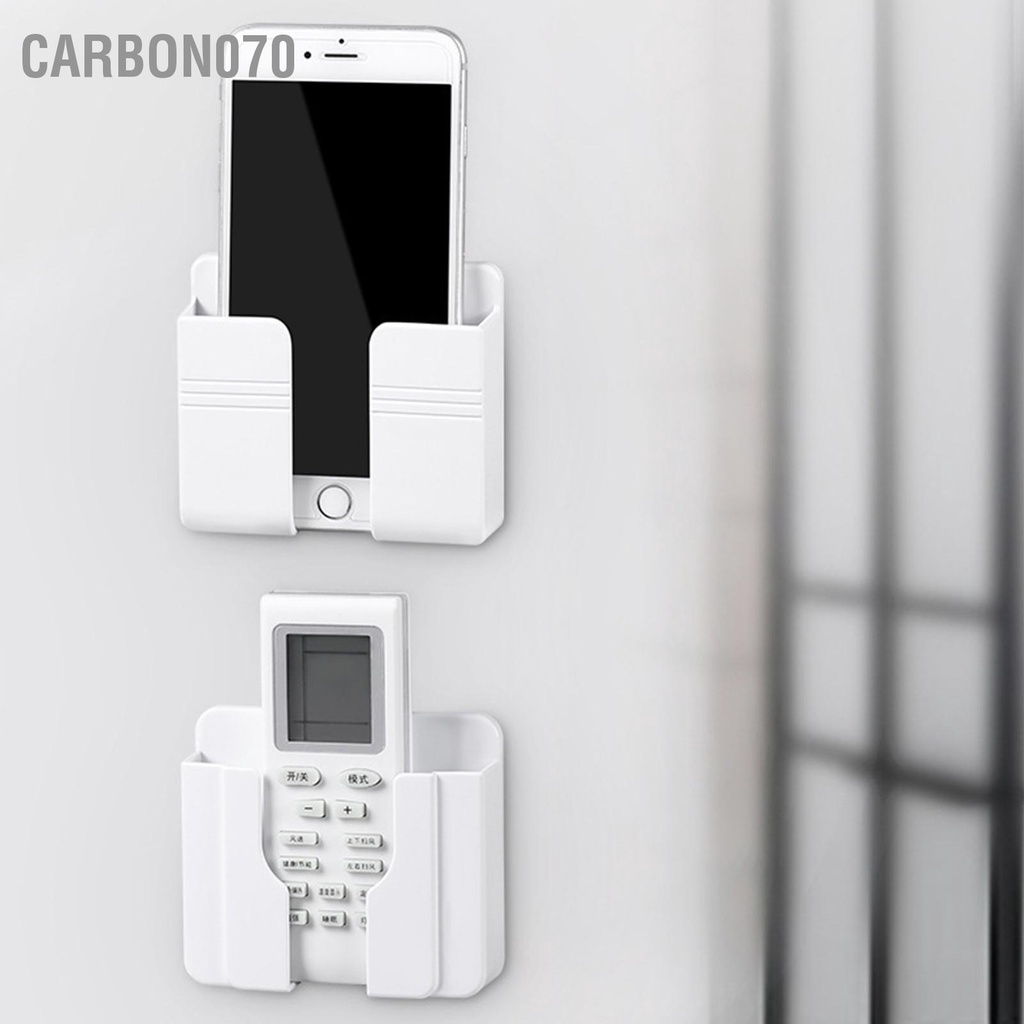 Carbon070 Giá đỡ điện thoại treo tường Loại keo dán Đế sạc đa năng cho phòng ngủ Phòng khách tắm