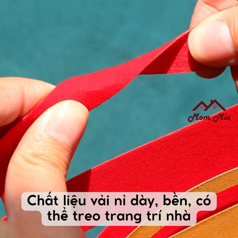 [MỚI] Set trang trí phông nền đám cưới vải nỉ đỏ thắm, tinh xảo, nổi bật - LD019