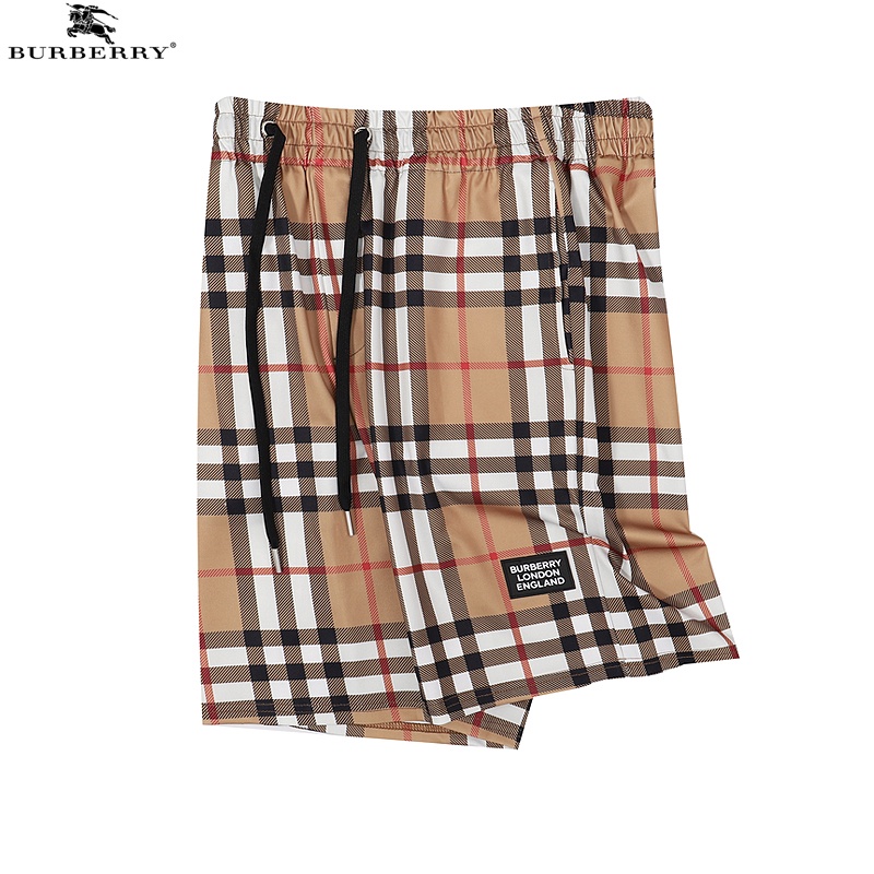 Burberry Quần Short Dây Rút In logo Thời Trang