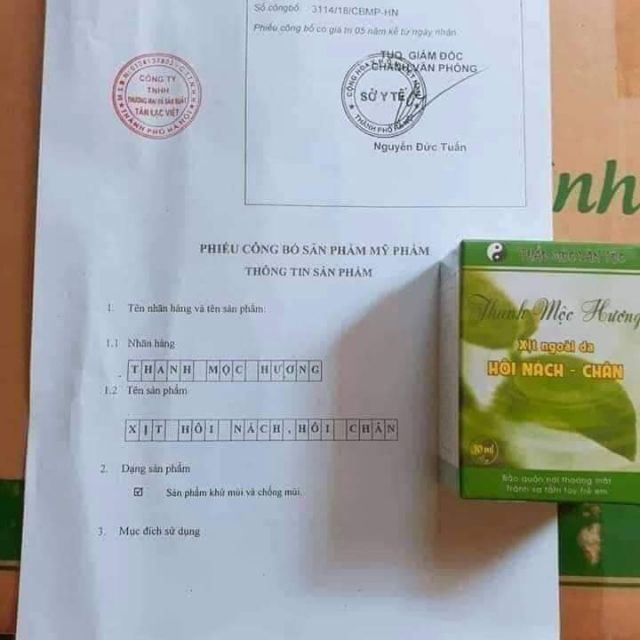 Thảo mộc xịt và bôi hôi nách hôi chân- nam nữ | BigBuy360 - bigbuy360.vn