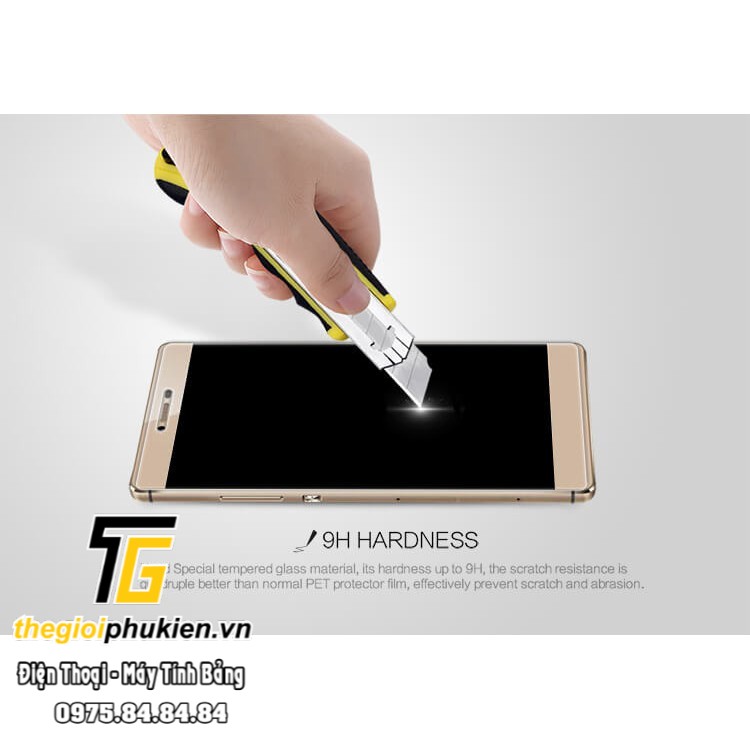 Tấm dán kính cường lực Huawei Ascend P8 hiệu Glass Pro - Không full màn hình