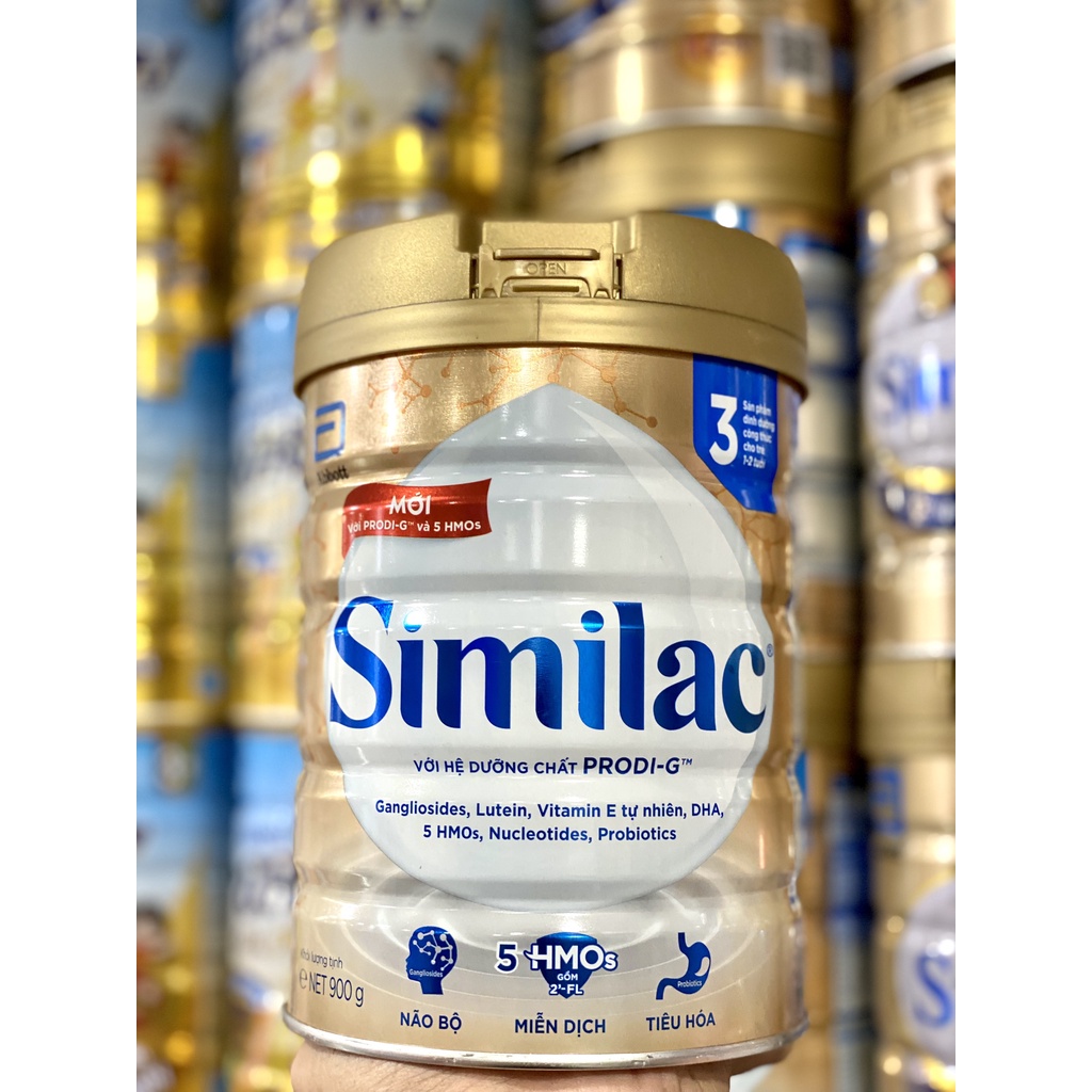 Sữa bột SIMILAC HMO số 3 - 4 900G ( Mẫu Mới )