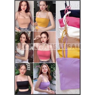 ÁO THUN 2 DÂY CROPTOP CHẤT ĐẸP
