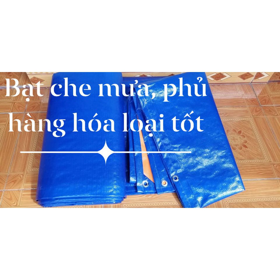 Khổ 4m - Bạt che nắng mưa đa dụng hàng cao cấp may từ bạt Tú Phương (có bấm khoen)