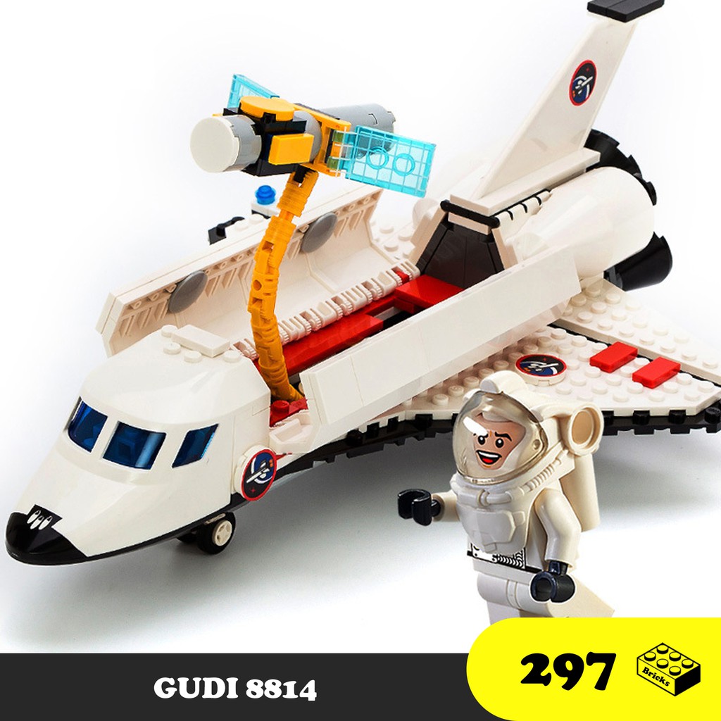 GUDI Aicraft 8814 - Đồ chơi lắp ráp Tàu Du hành vũ trụ, tàu không gian - Space Shuttle