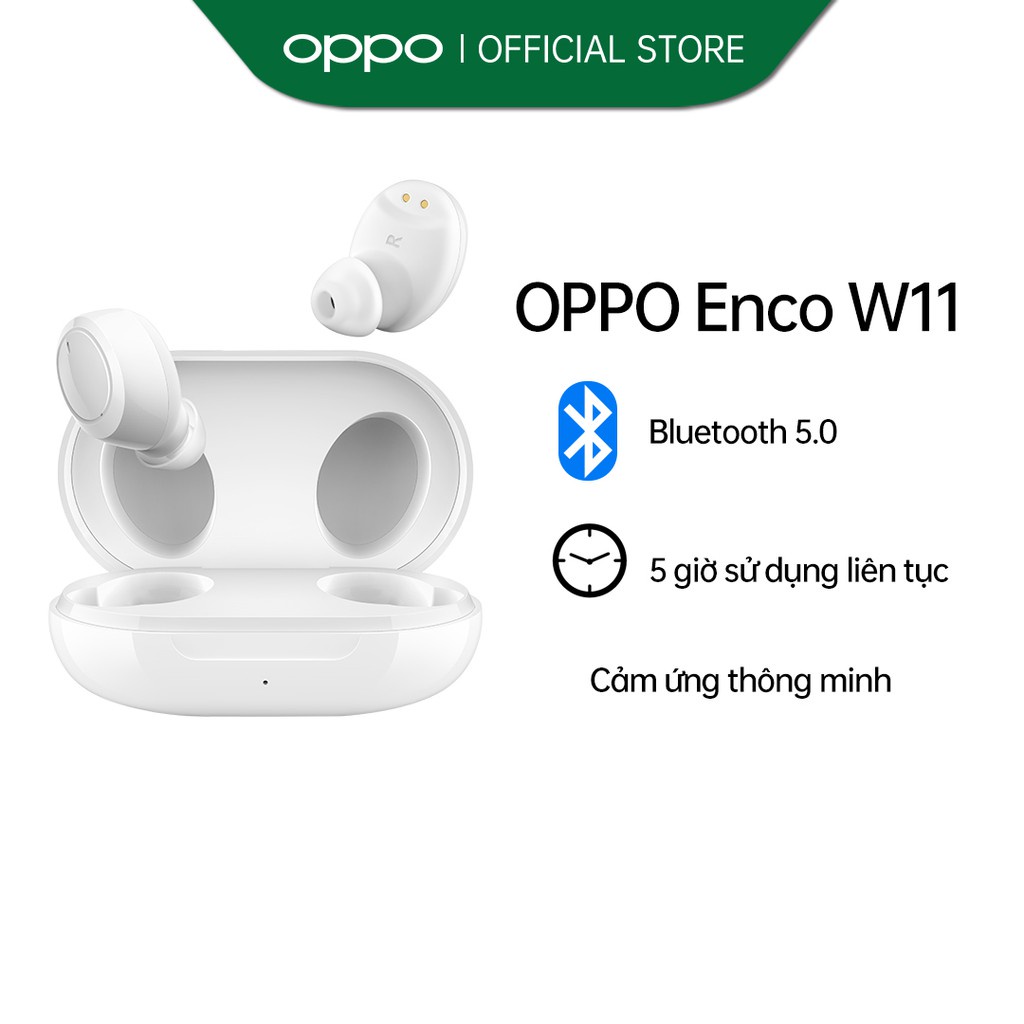 Tai nghe True Wireless Oppo Enco W11 - Hàng Chính Hãng - BH 12 THÁNG