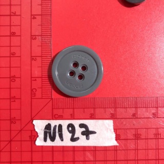 Combo nút áo xam N125-N128 (phụ kiện may vá, trang trí quần áo,Handmade,DIY)