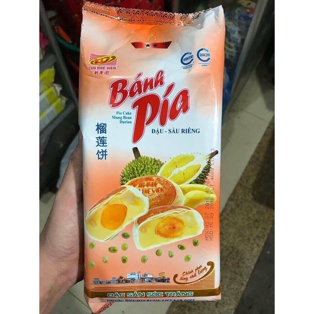 BÁNH PÍA ĐẬU XANH SẦU RIÊNG CÂY LỚN