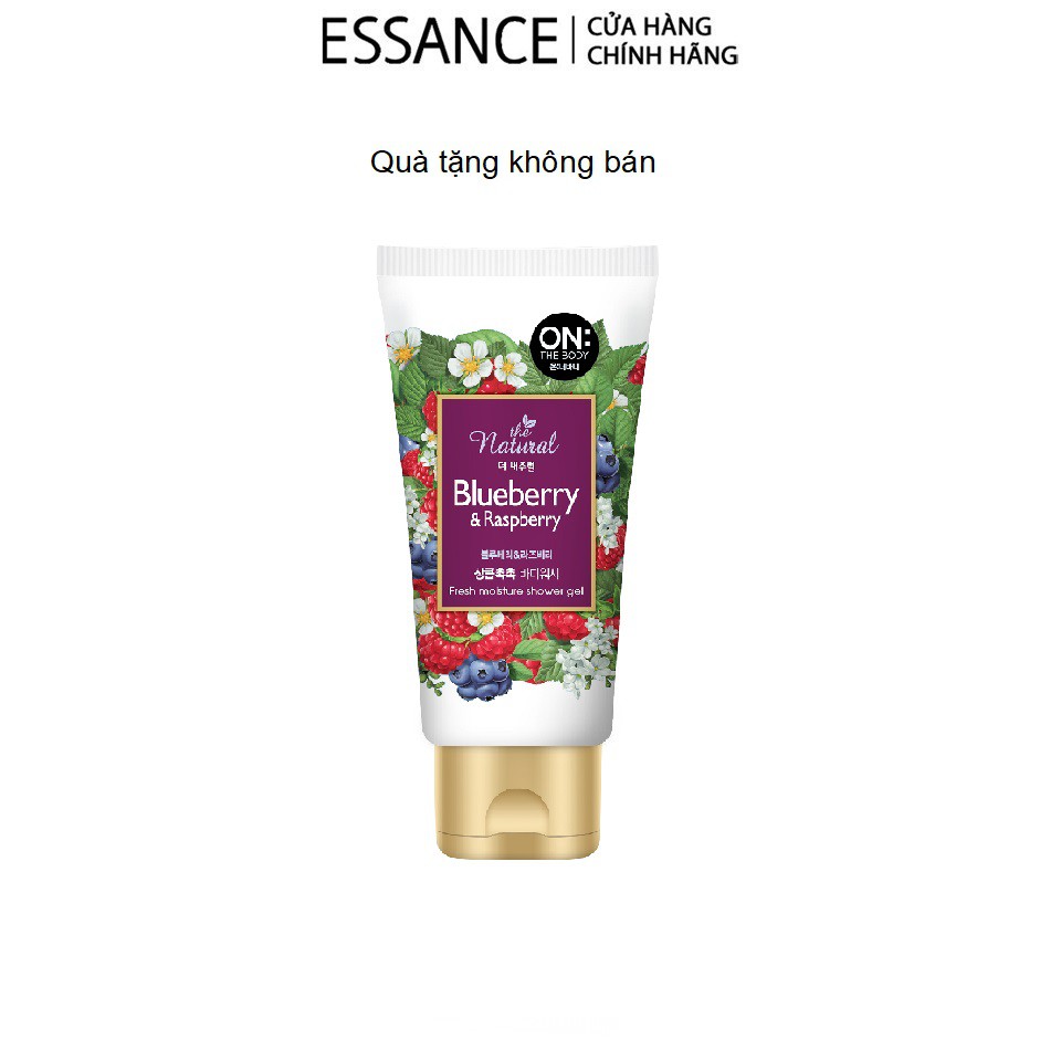 [Mã COSLGBASE2 giảm 10% đơn 199K] [HB Gift] Sữa Tắm On The Body Natural Blueberry & Raspberry 40g Gimmick | BigBuy360 - bigbuy360.vn