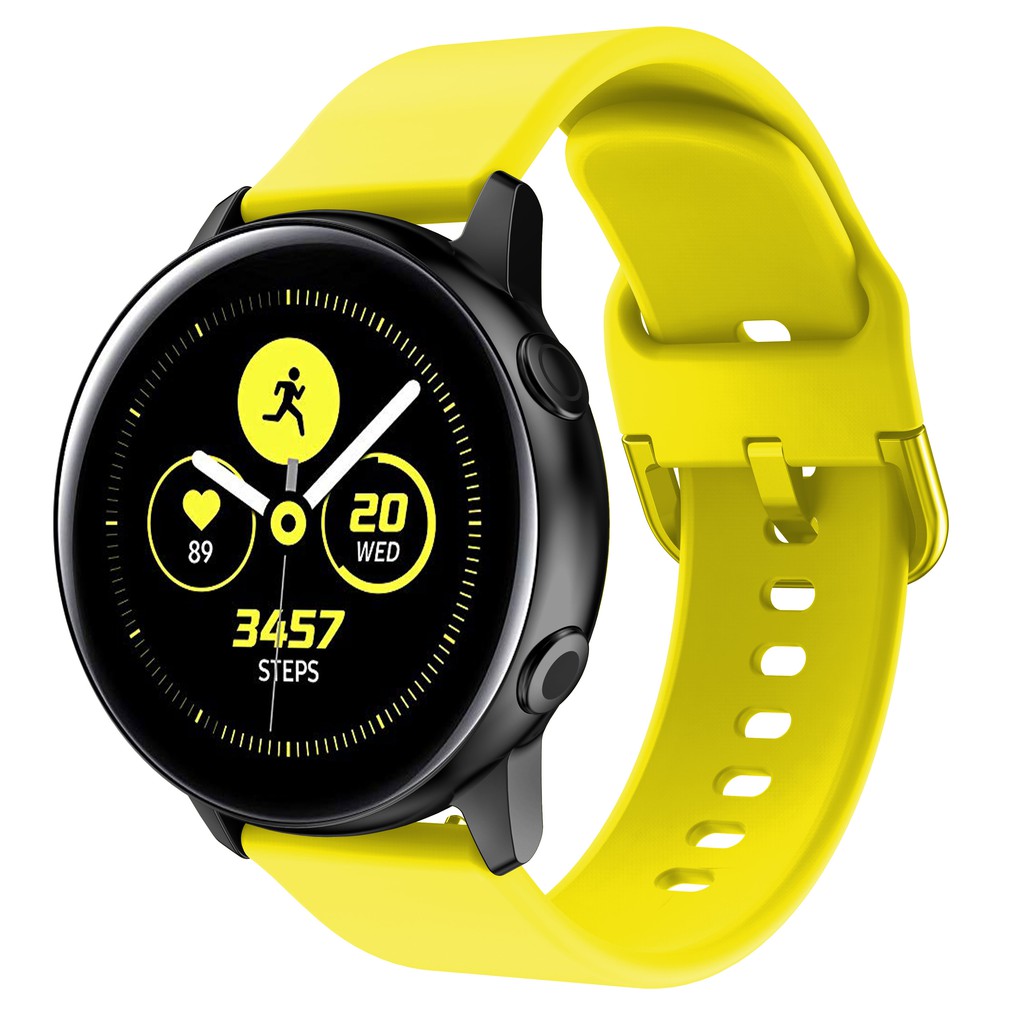 Dây đeo đồng hồ chất liệu silicon dành cho Samsung Galaxy Watch Active 2 44mm/40mm Active 1 40mm