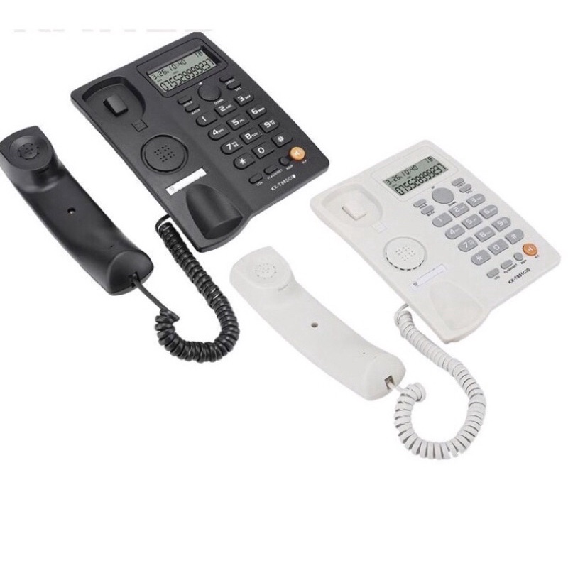 Điện thoại bàn panasonic màn hình hiển thị số có dây thích hợp cho văn phòng và nhà ở