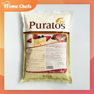 Bột bông lan trộn sẵn Puratos gói 1kg