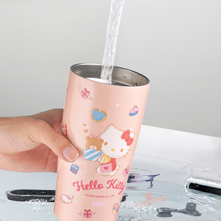 [Hàng sẵn] Ly giữ nhiệt Hello Kitty chính hãng cho trẻ em thể tích 600ml, Ly INOX 304, Ly giữ nhiệt cao cấp cho bé