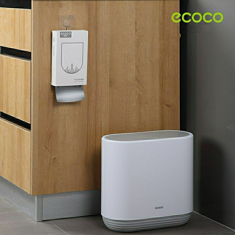 Thùng Rác Nhấn Nút 10L ECOCO Thế Hệ Mới