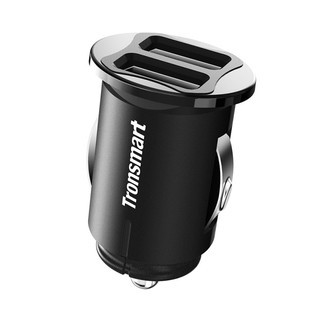Sạc trên xe hơi siêu nhỏ gọn TRONSMART C24 Mini Car Charger 2 cổng 24w có VoltiQ