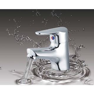 [Caesar] VÒI LAVABO NÓNG LẠNH CAESAR B120CU KÈM BỘ XẢ NHẤN