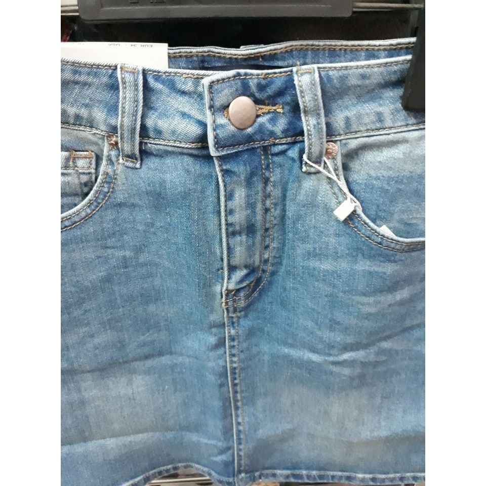Chân Váy jean trơn cơ bản - 08eagles | BigBuy360 - bigbuy360.vn