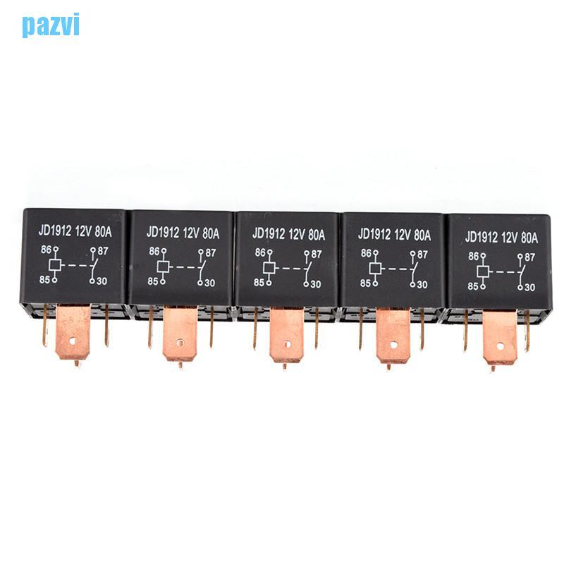 Rơ Le Tự Động 4pin Dc 24v 12v 80a Jd1912 Chống Thấm Nước Chuyên Dụng Cho Xe Hơi