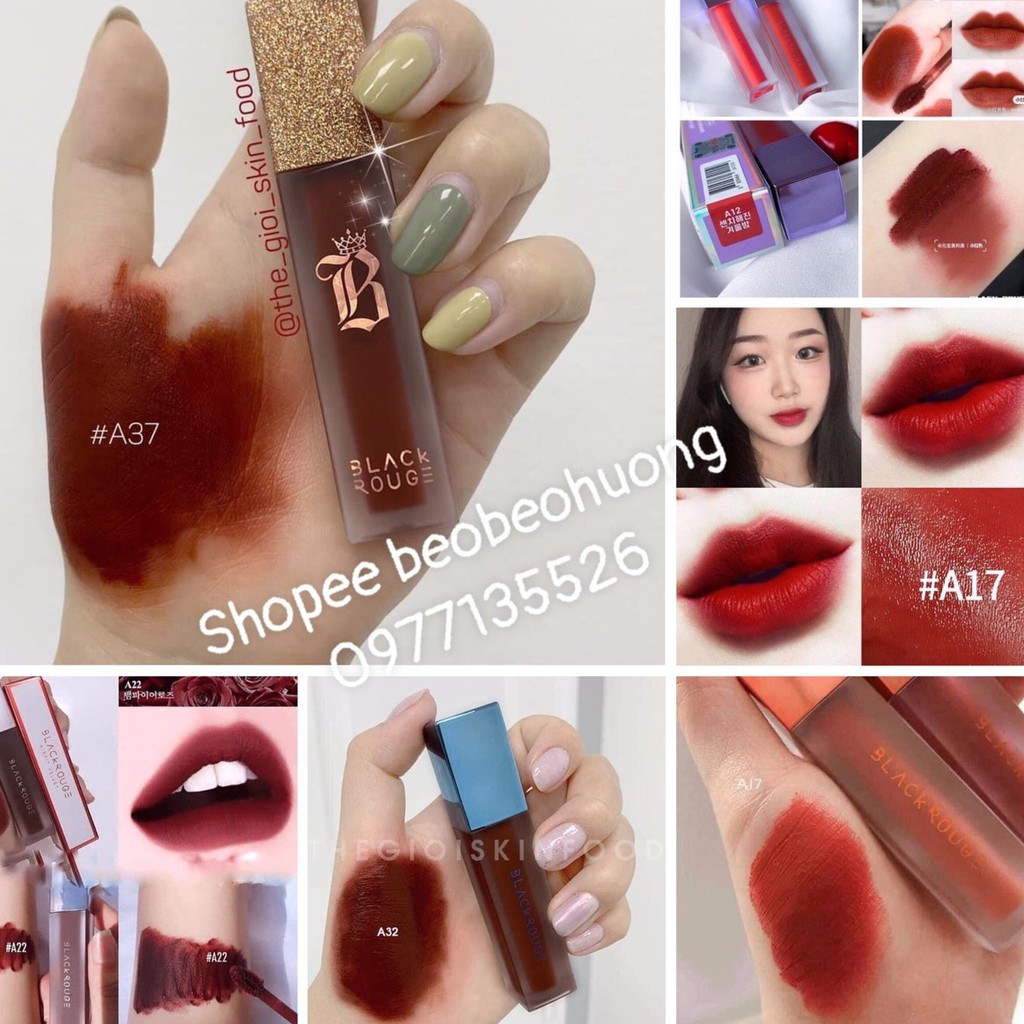 (giá sỉ) Son kem lỳ A12 A22 A17 A32 A37 Tông trầm Handmade đỏ nâu - đỏ đất - cam đất - đỏ gạch