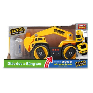 [Freeship50k - Đồ Chơi] Đồ chơi xe xúc công trình tự tháo lắp