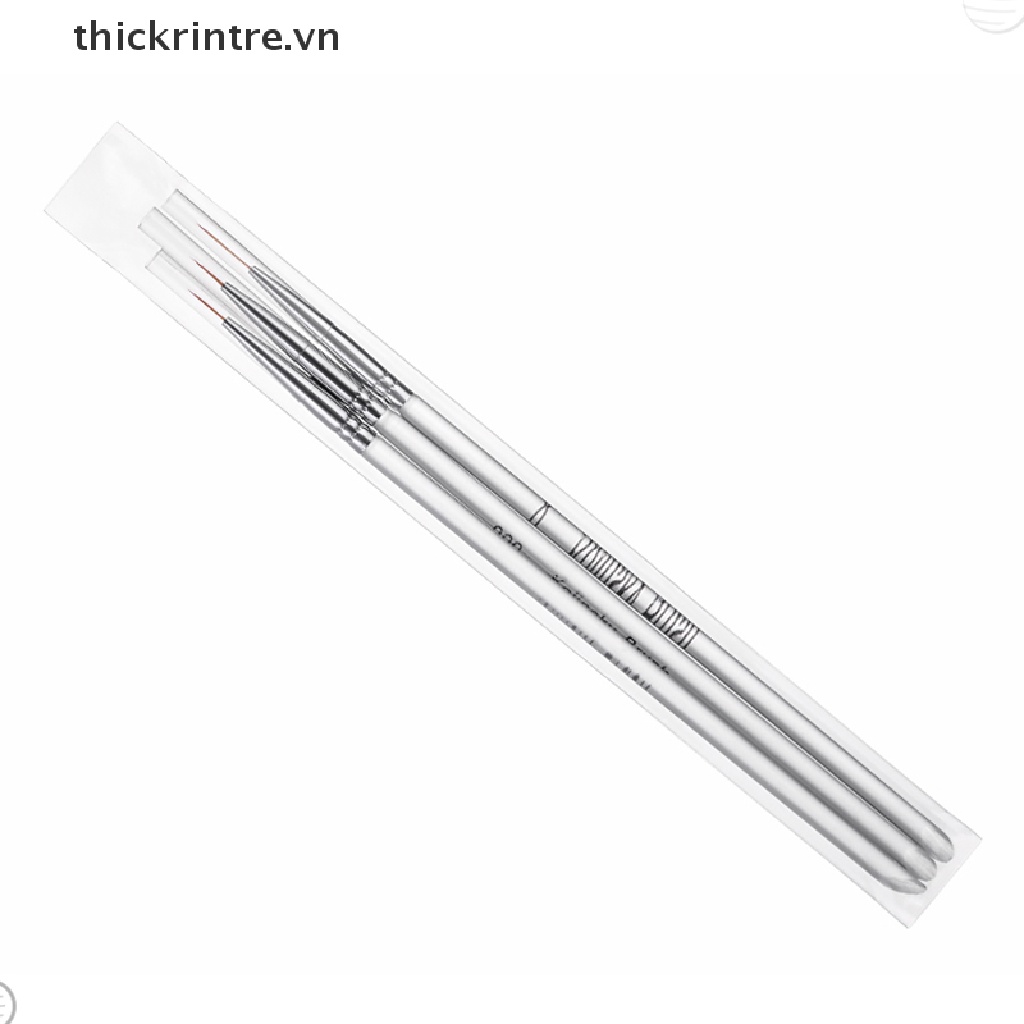 Set 3 Cọ Vẽ Trang Trí Móng Tay Nghệ Thuật