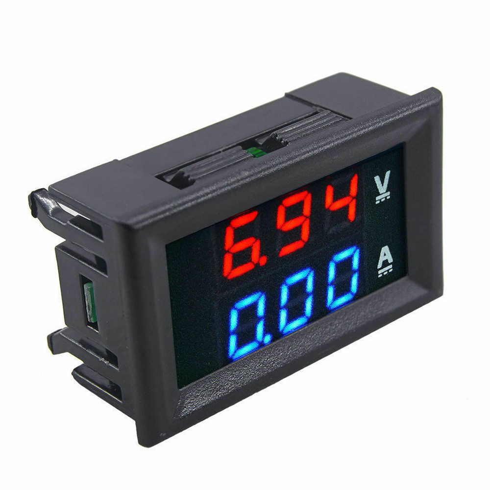 Đồng hồ Led đo dòng áp DC kỹ thuật số 100V 10A
