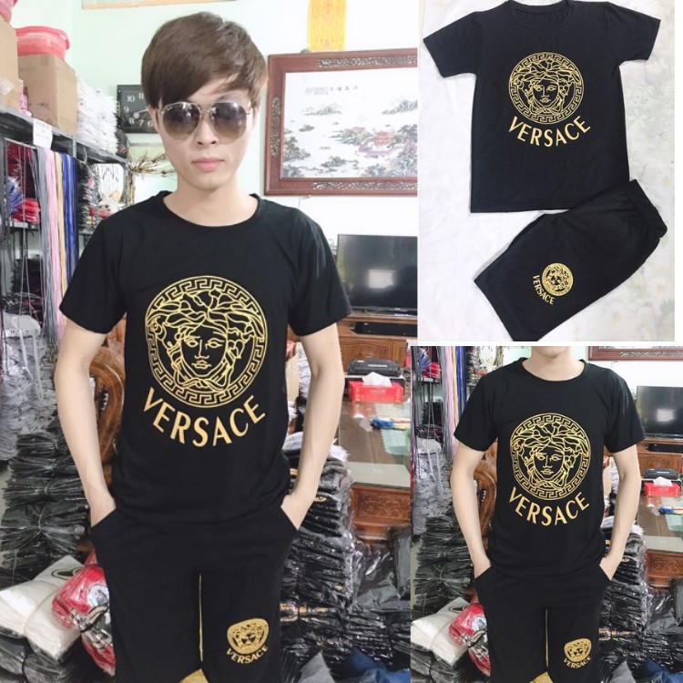 Bộ Hè Nam,Đồ Bộ Nam In Hình Phay Boy VS Nhũ Vàng Cao Cấp Chất Thun Cao Cấp Co Dãn 4 Chiều | BigBuy360 - bigbuy360.vn