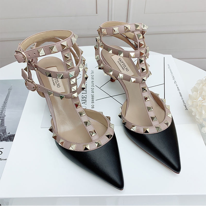 Guốc sandal sỏ ngón gót nhọn Hàng Cao Cấp Thời Trang Nữ Hàng sẵn gửi ngay k4Z9