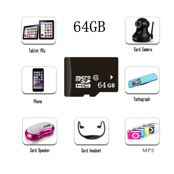 Micro Siêu Nhỏ Hiệu Micro SdhcTM Thẻ Nhớ UHS-I Class 10 SD TF Cho MáY ẢNh 98MB / s 1GB 2GB 4GB 8GB 16GB 32GB 64GB 128GB 256GB