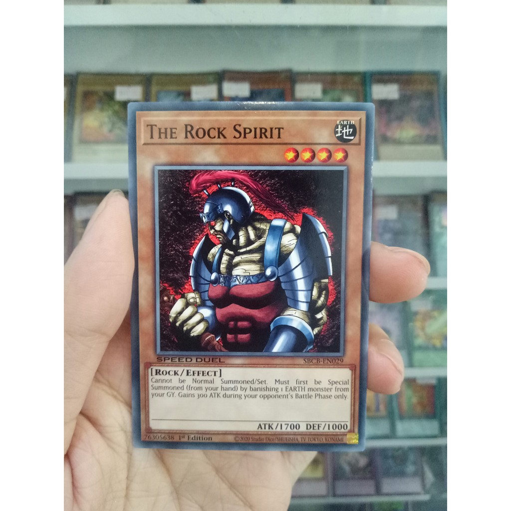 Thẻ Bài Lẻ YugiOh! Mã SBCB-EN029 - The Rock Spirit - Common - 1st Edition