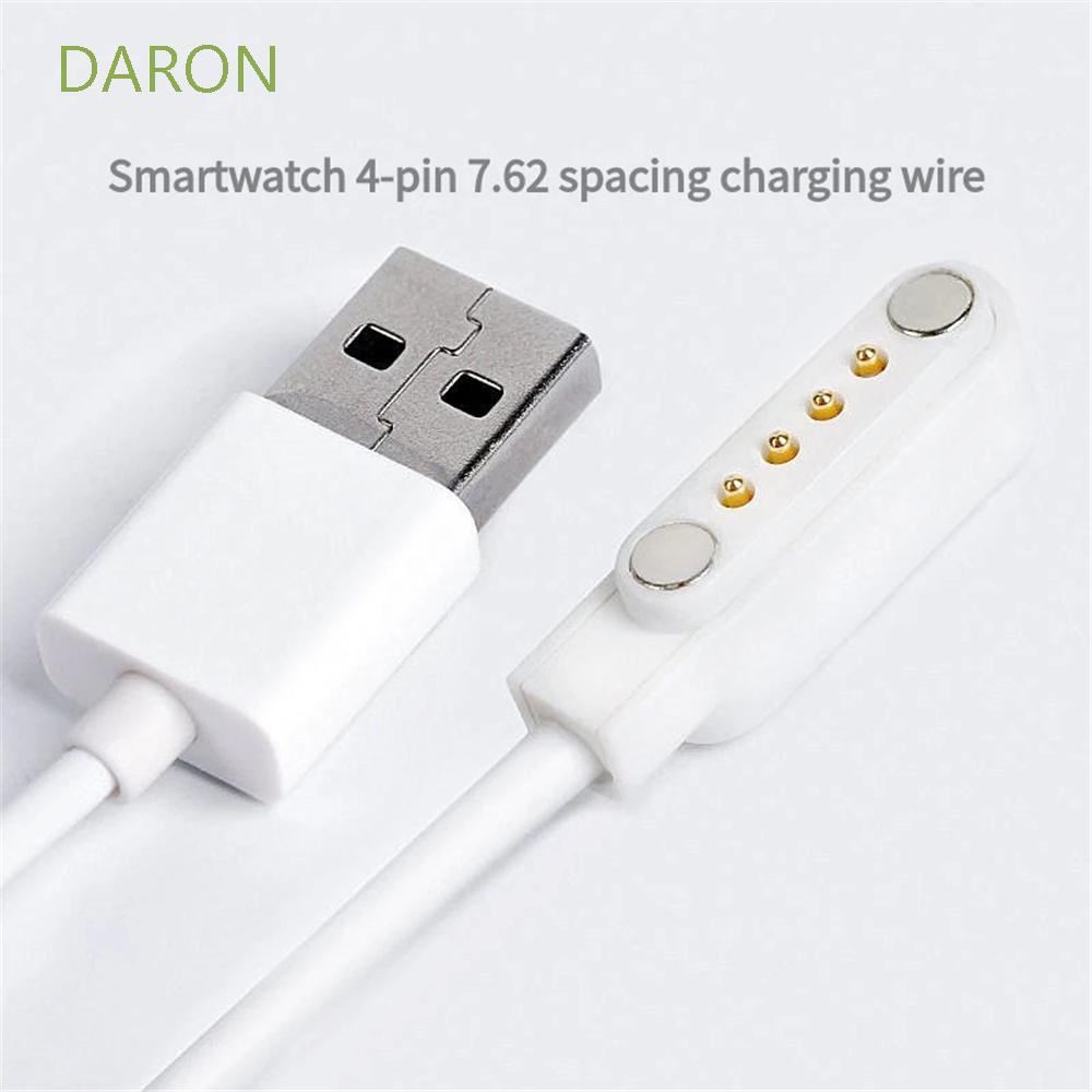 Dây cáp sạc đồng hồ thông minh Daron 4 Pin Y95 Kw18 Kw88 Kw98 Dm 7.62 có nam châm